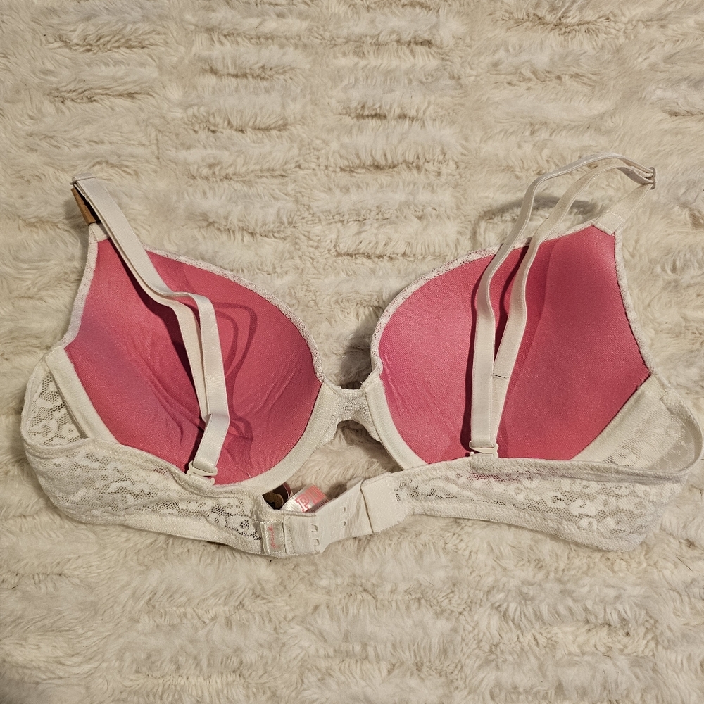 PINK Victoria's Secret White Lace Pushup Bra 34B - Picture 4 of 4